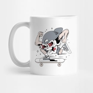 Skull Skateboarding Mug